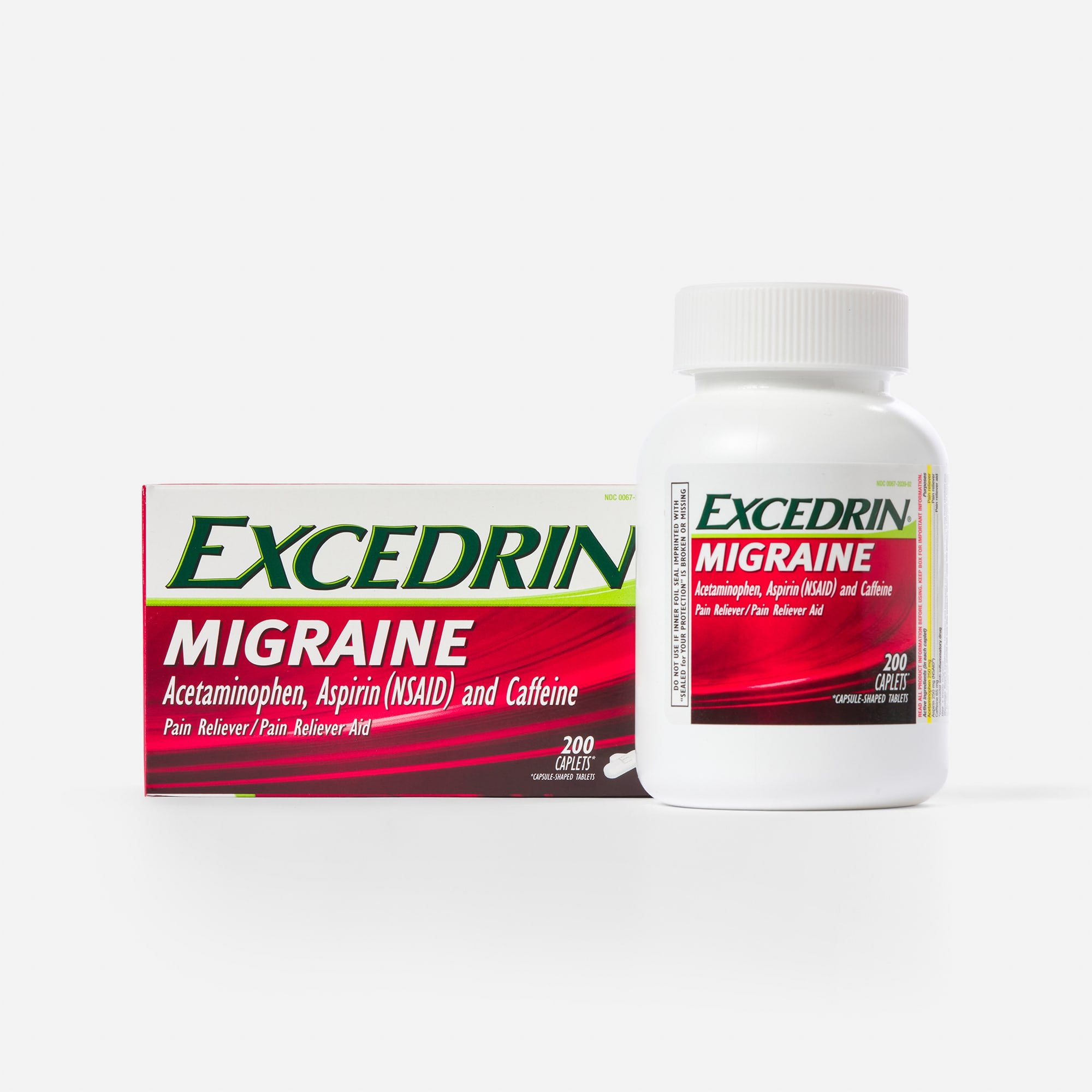 Excedrin Extra Strength Pain Relief Caplets, Headache Relief, 100/Bottle