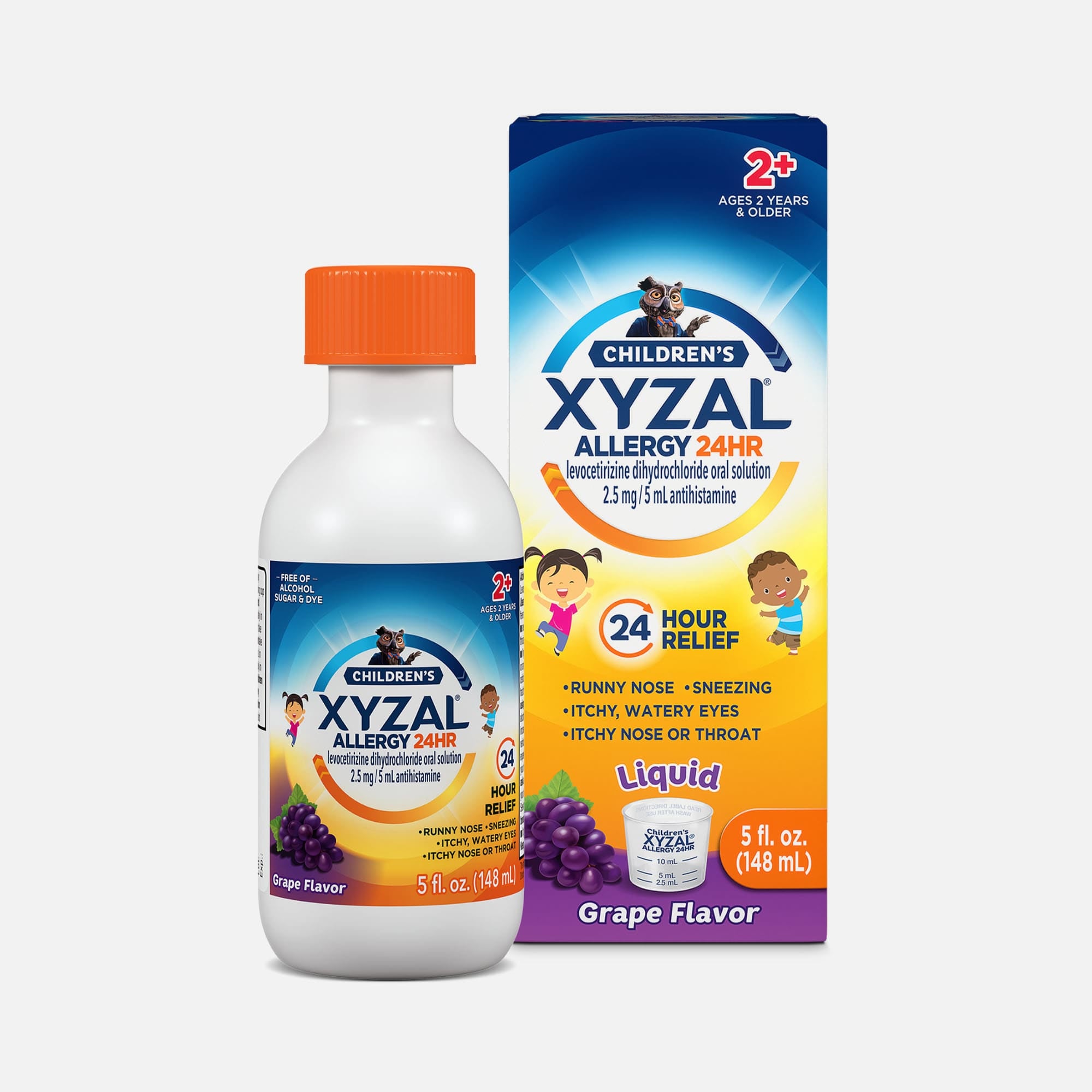 Xyzal® Children's Allergy 24-Hour Oral Solution, Grape, 5 fl. oz