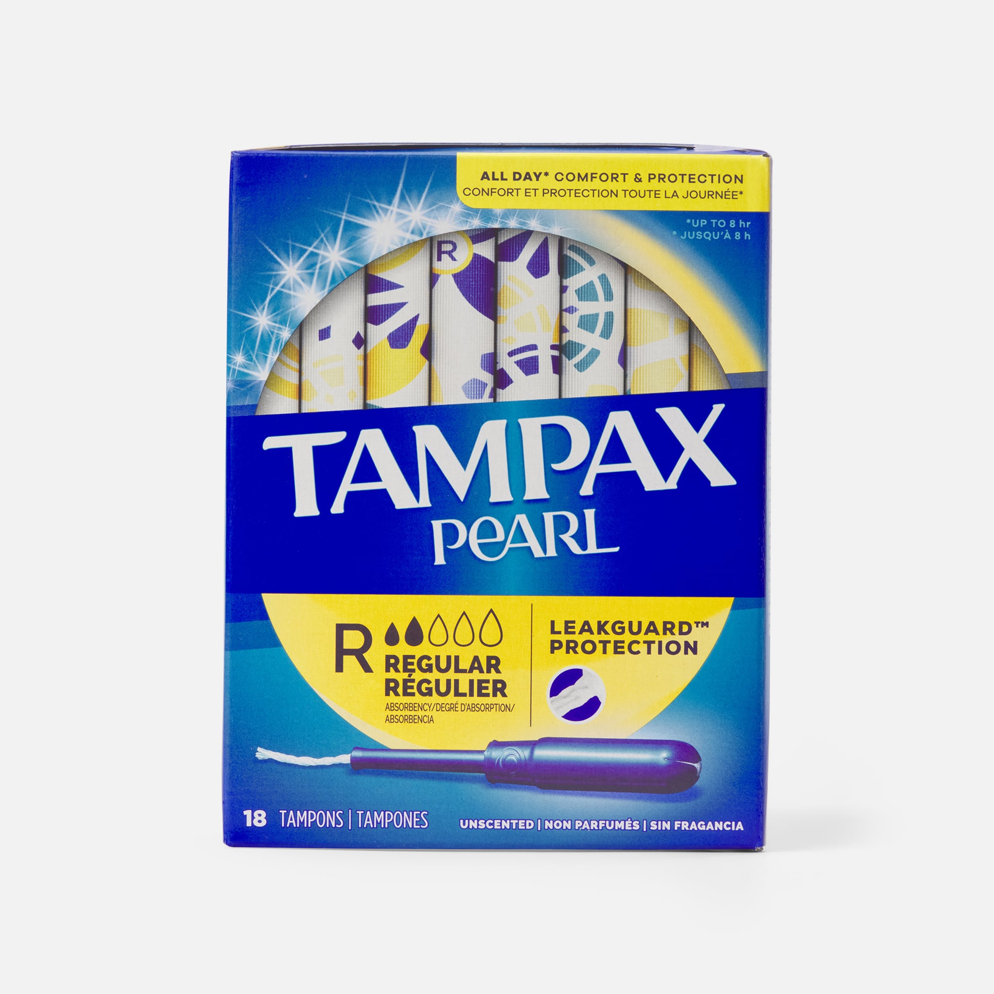 HSA Eligible  Tampax Pearl Tampons with BPA-Free Plastic