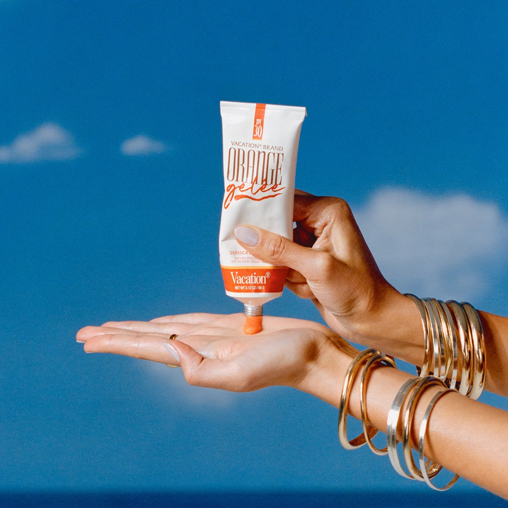 CRE+ ON GEL フェイスジェル Vacation Orange Gelée SPF 30 Sunscreen Gel, 3.12 oz. by Vacation