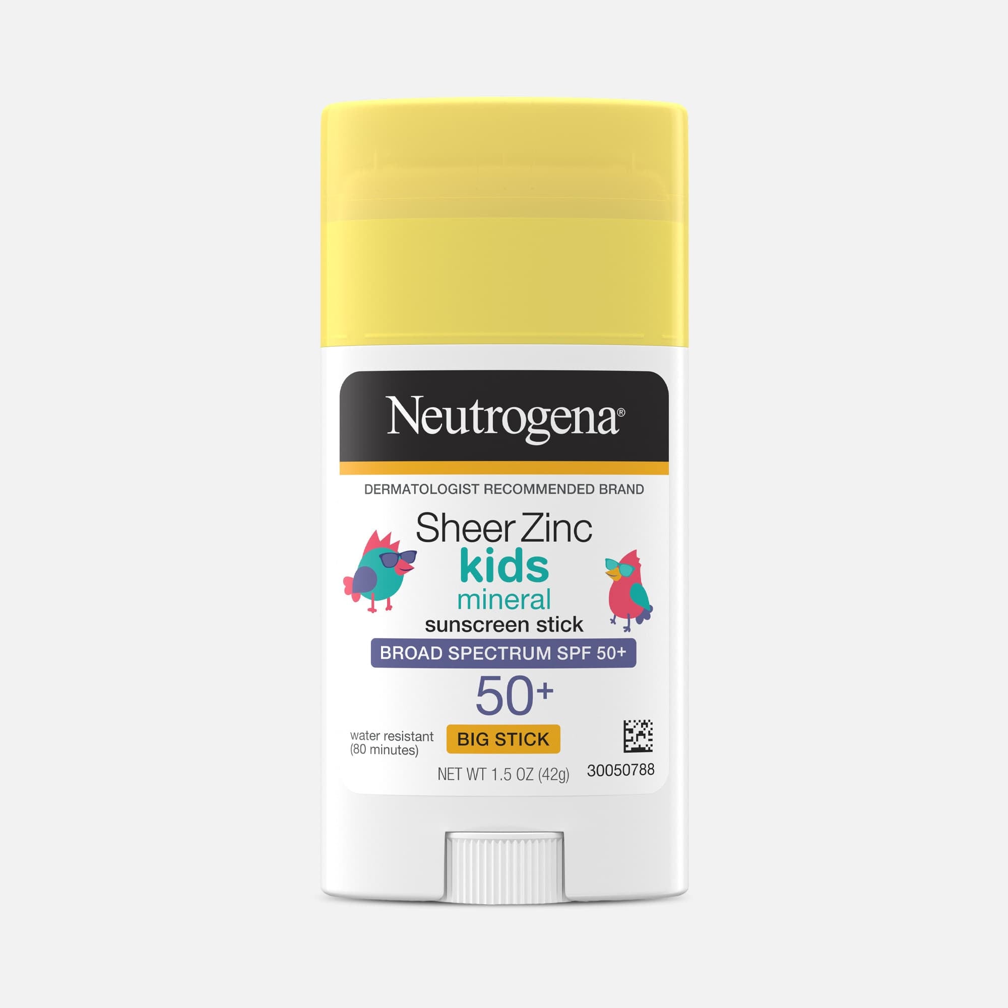 Neutrogena Sheer Zinc Kids Mineral Sunscreen Stick, SPF 50+, 1.5 oz.