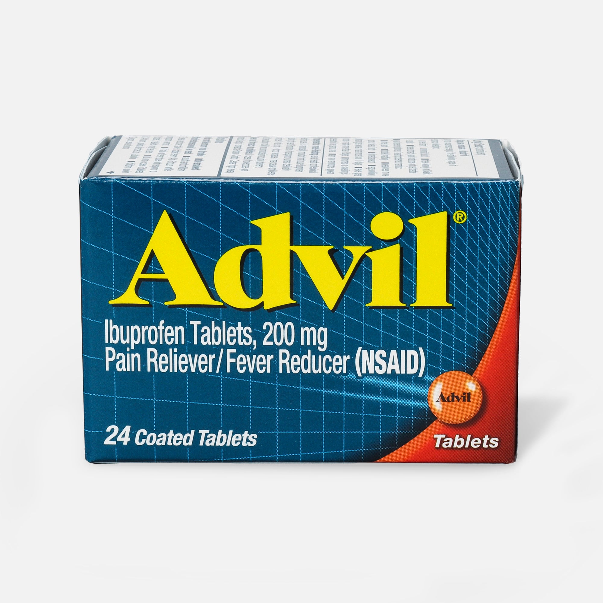 Advil Pain Reliever Fever Reducer Tablets, 100 ct.