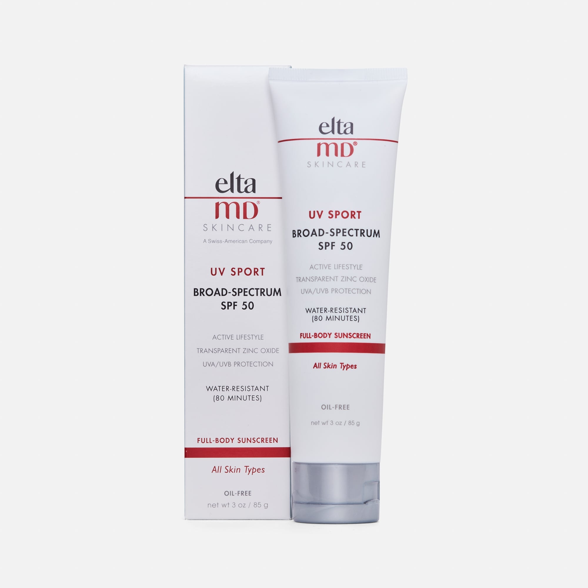 EltaMD UV Sport Broad-Spectrum Face & Body Sunscreen, SPF 50, 8 oz.