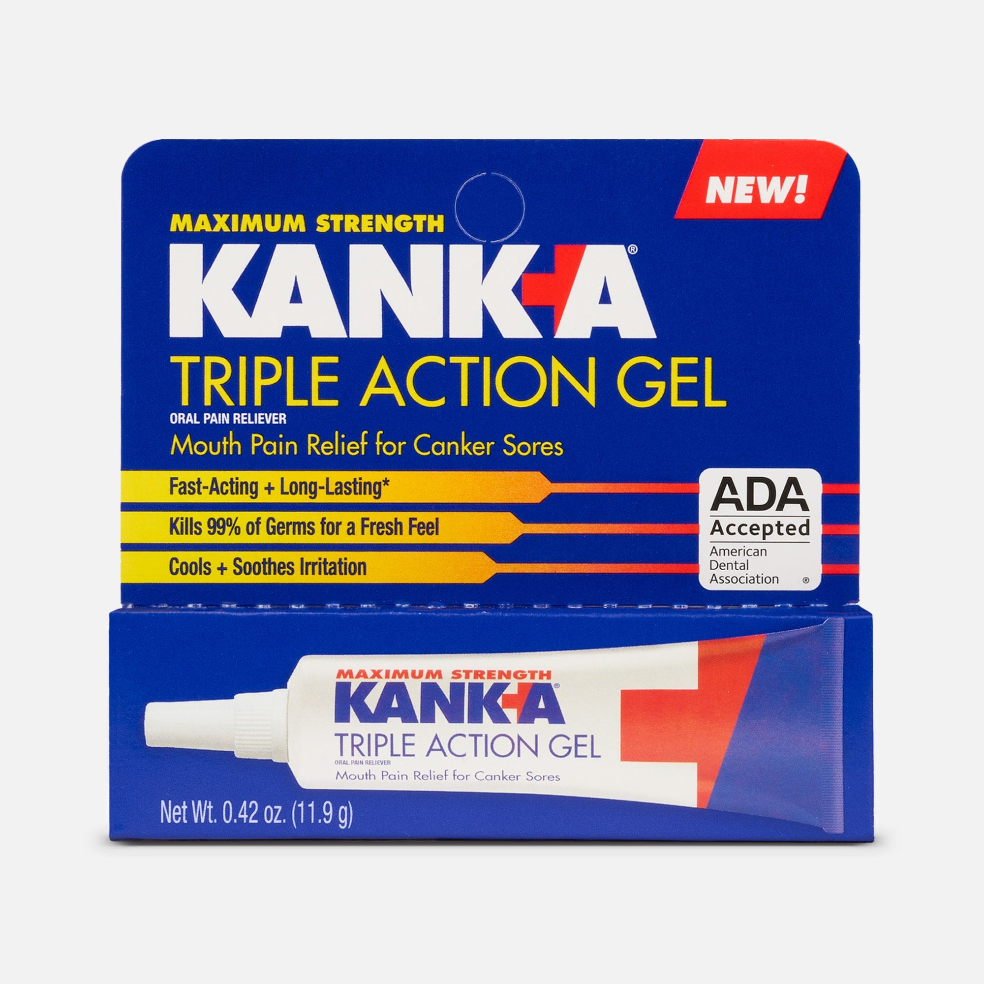Kank-A Maxmium Strength Triple Action Gel for Mouth Pain