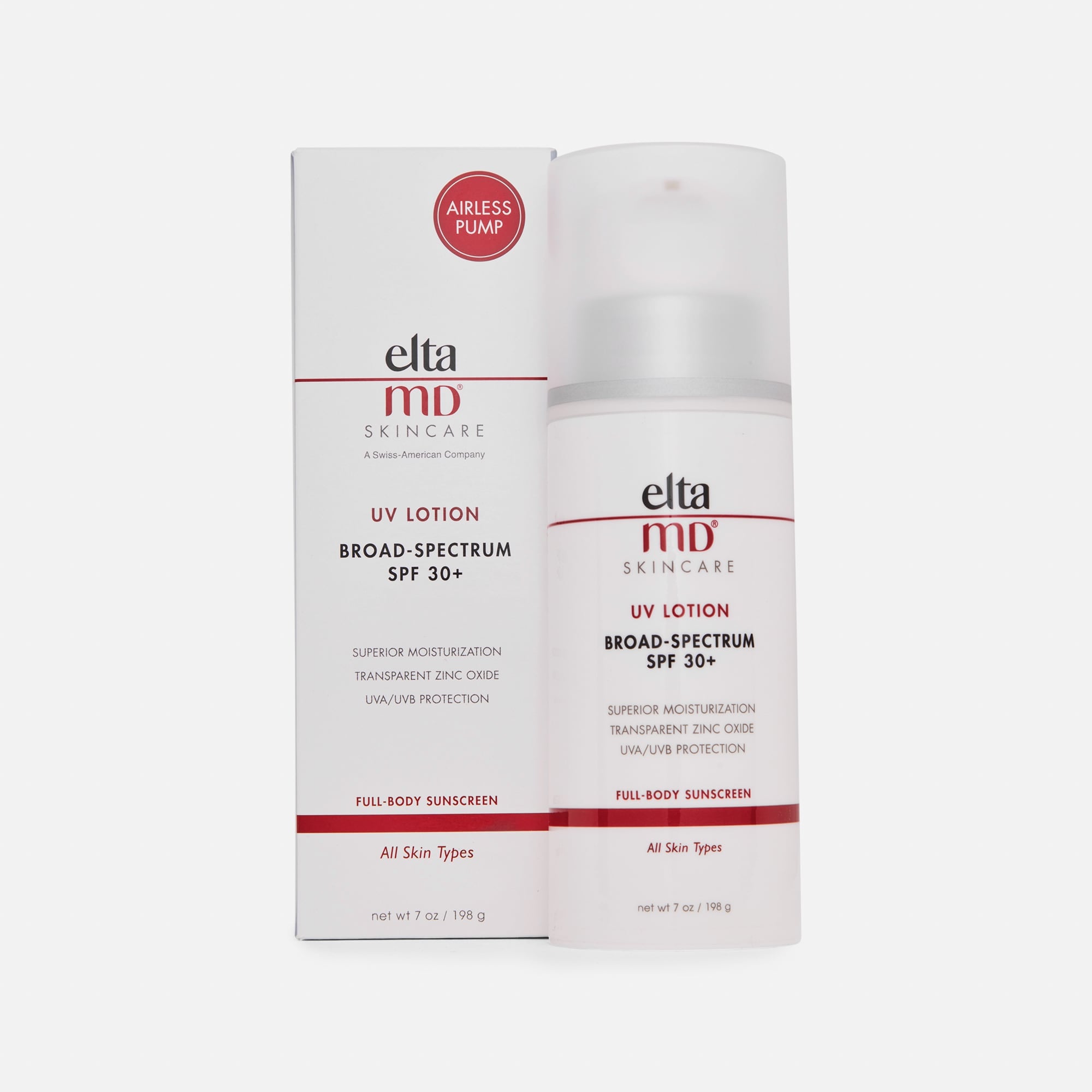 EltaMD UV Lotion Hydrating Broad-Spectrum Body Sunscreen, SPF 30+, 7 oz.