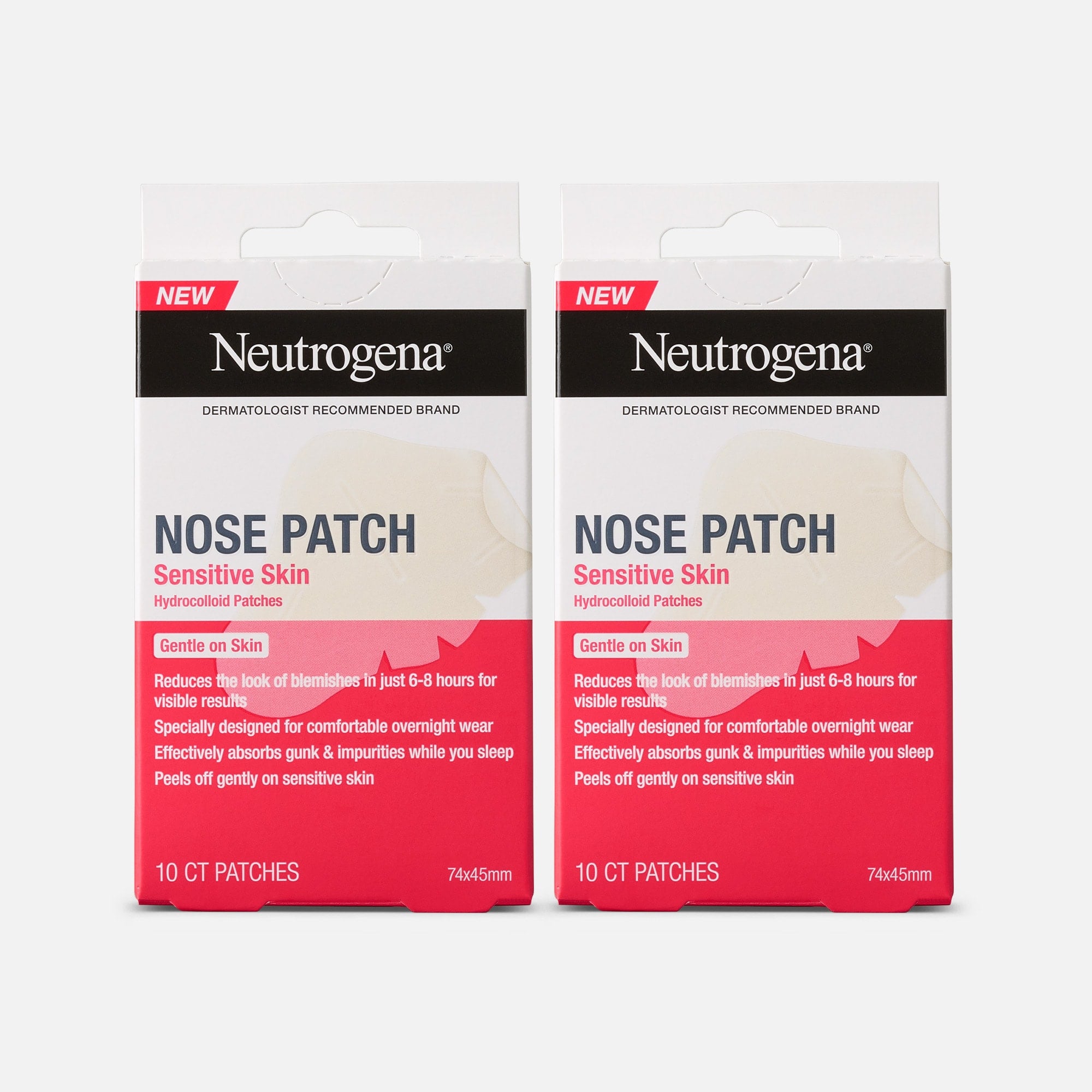 HSA Eligible Neutrogena Sensitive Skin Acne Nose Patch, 10 ct
