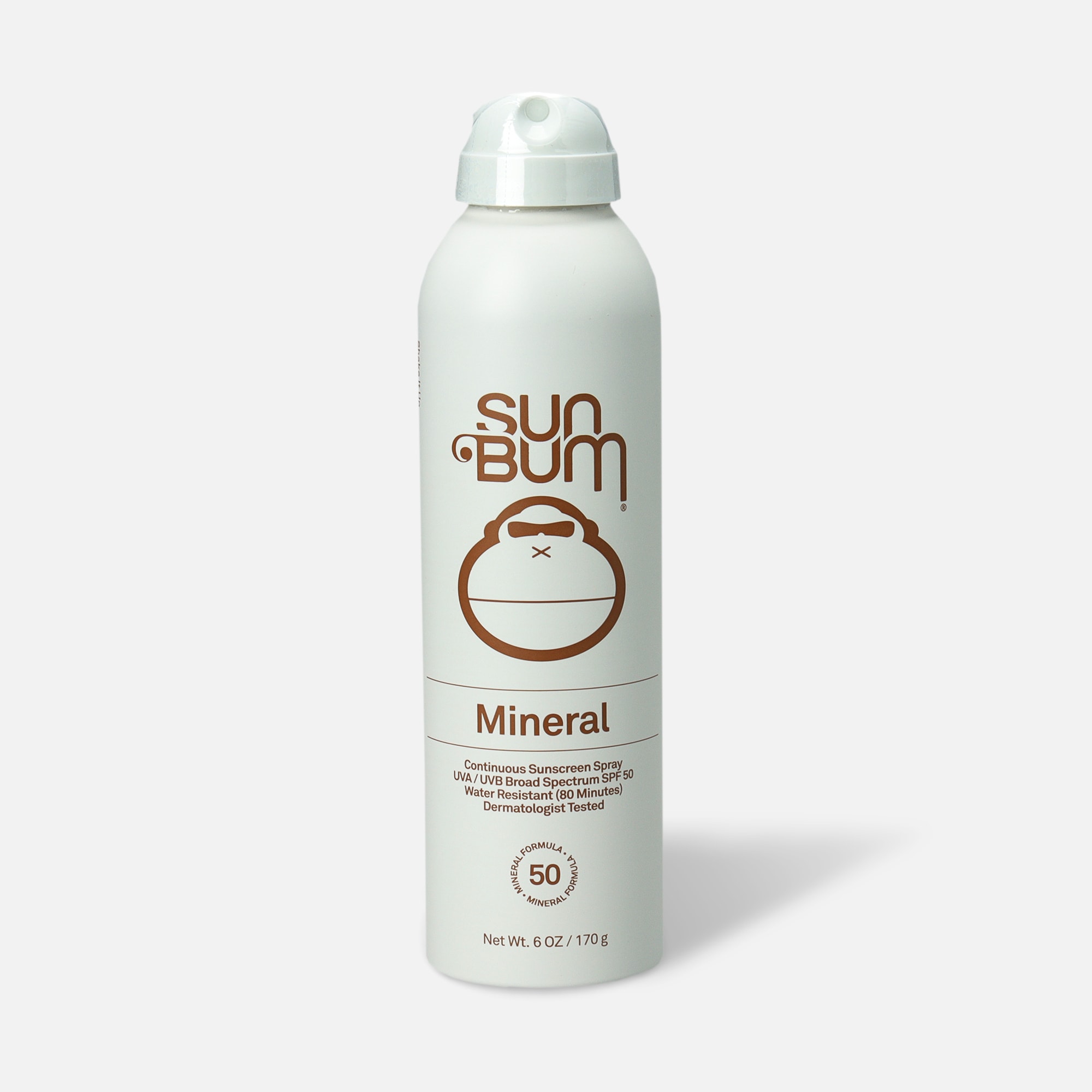 Sun Bum Sunscreen Spray, Mineral, SPF 50 - 6 oz