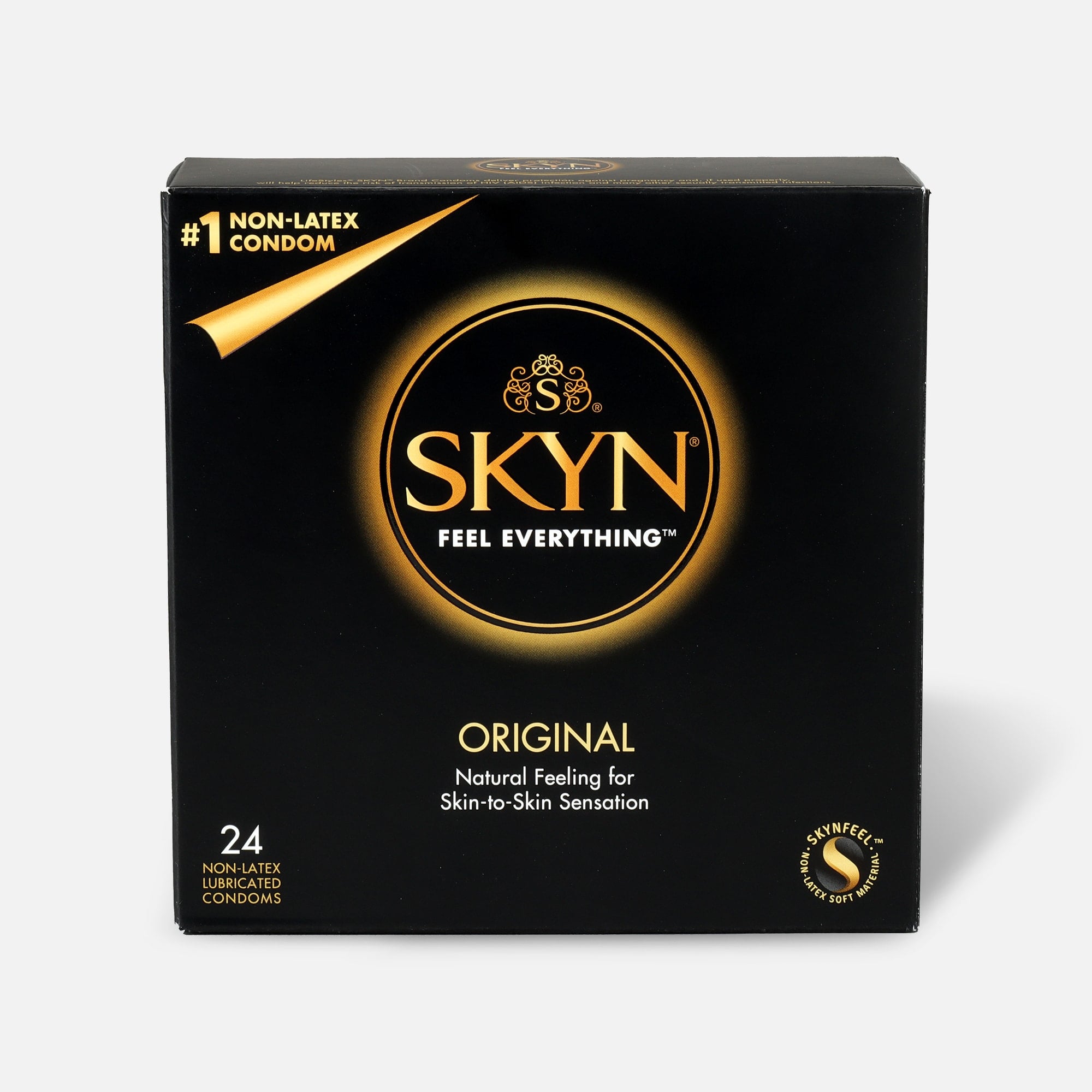 HSA Eligible Lifestyles SKYN Original Non-Latex Condoms, 24 ct