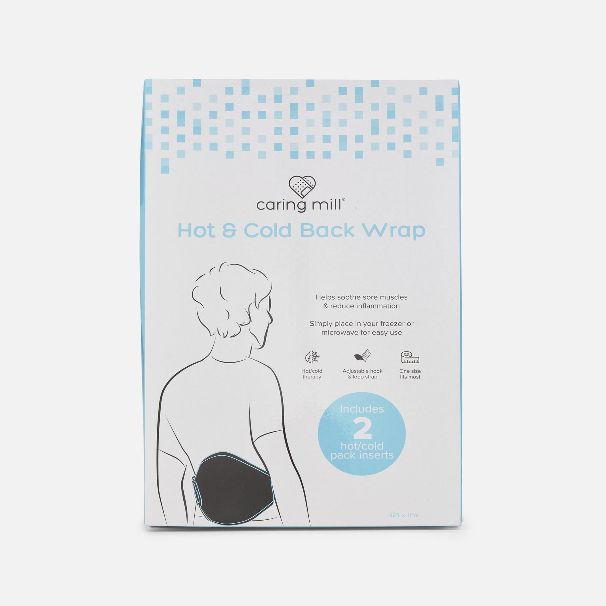 HSA Eligible Caring Mill™ Icy Gel Cold Pack with Holster - 11