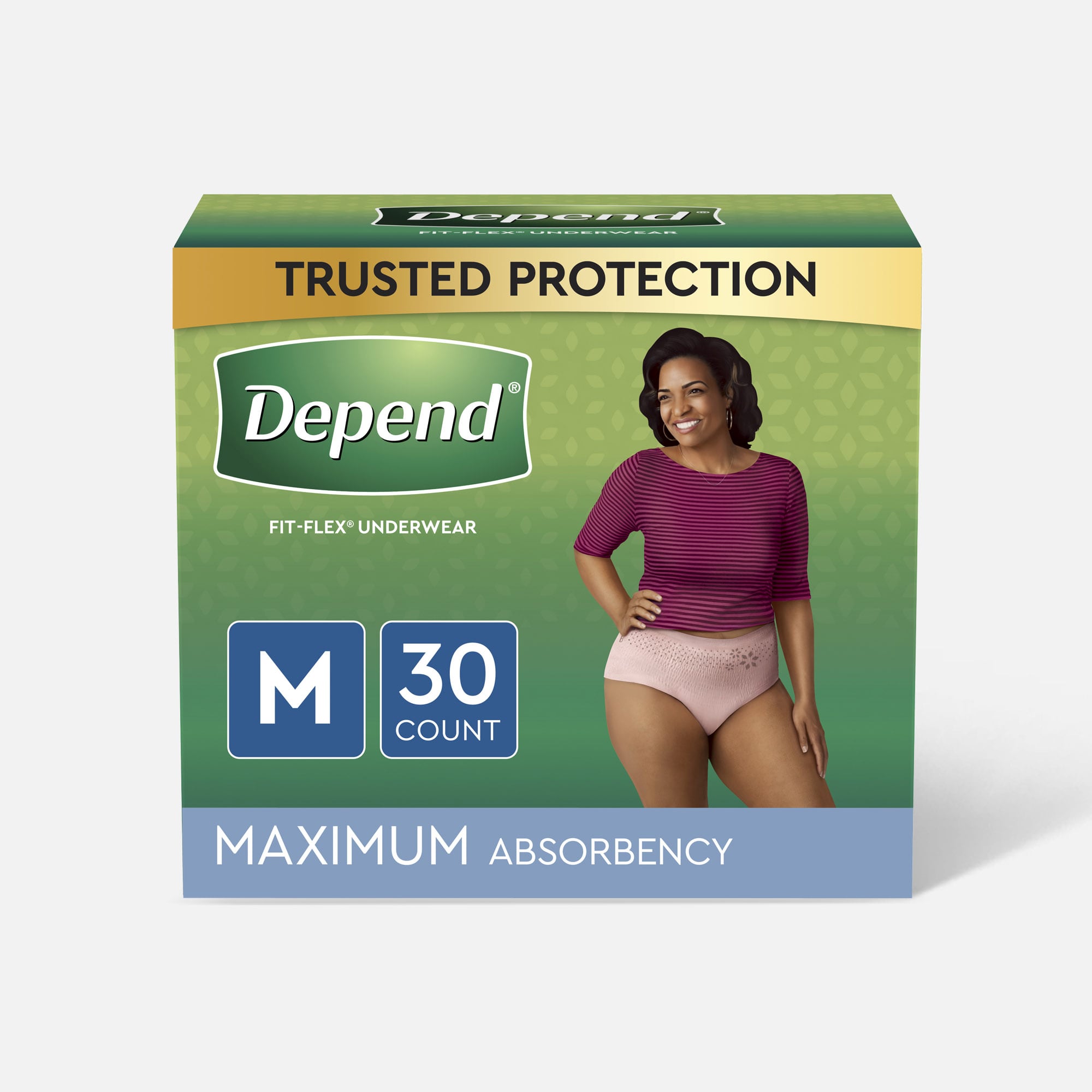 HSA Eligible  Depend Fit-Flex Max for Women