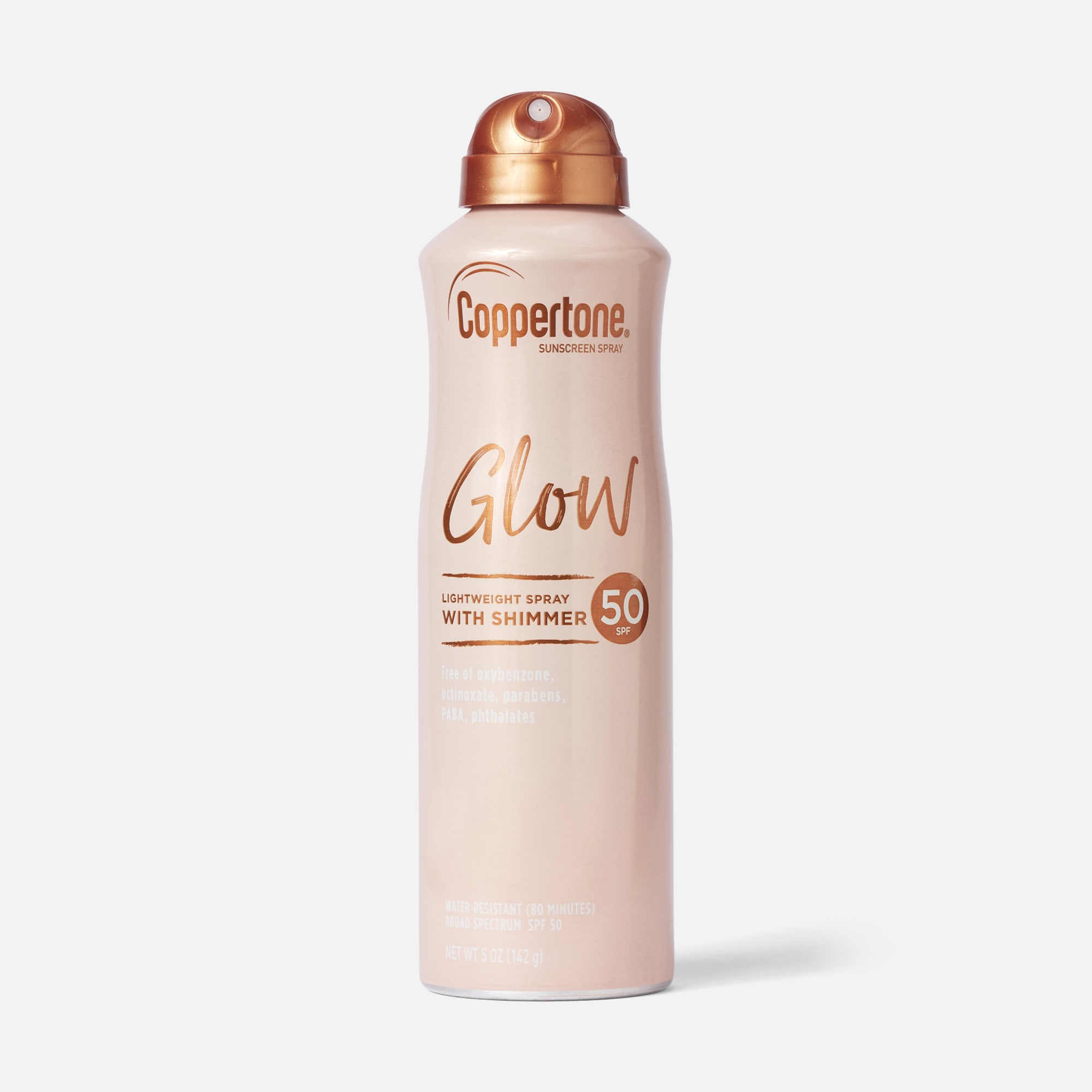 coppertone glow spf 50 sunscreen spray