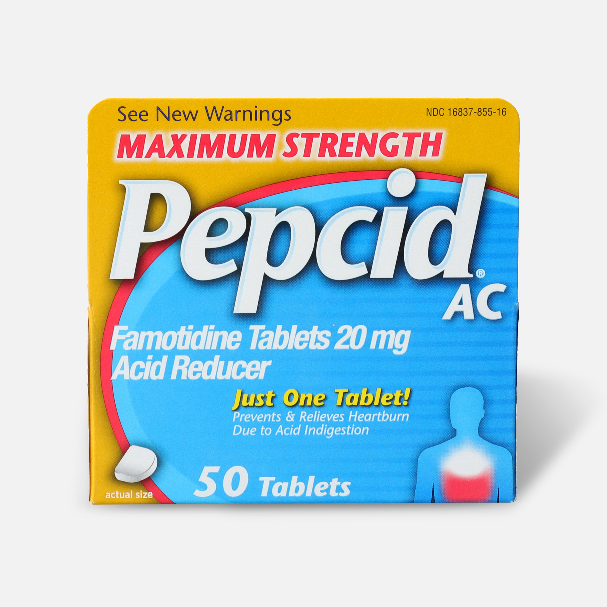 Maximum Strength Pepcid Ac Tablet 50 Count