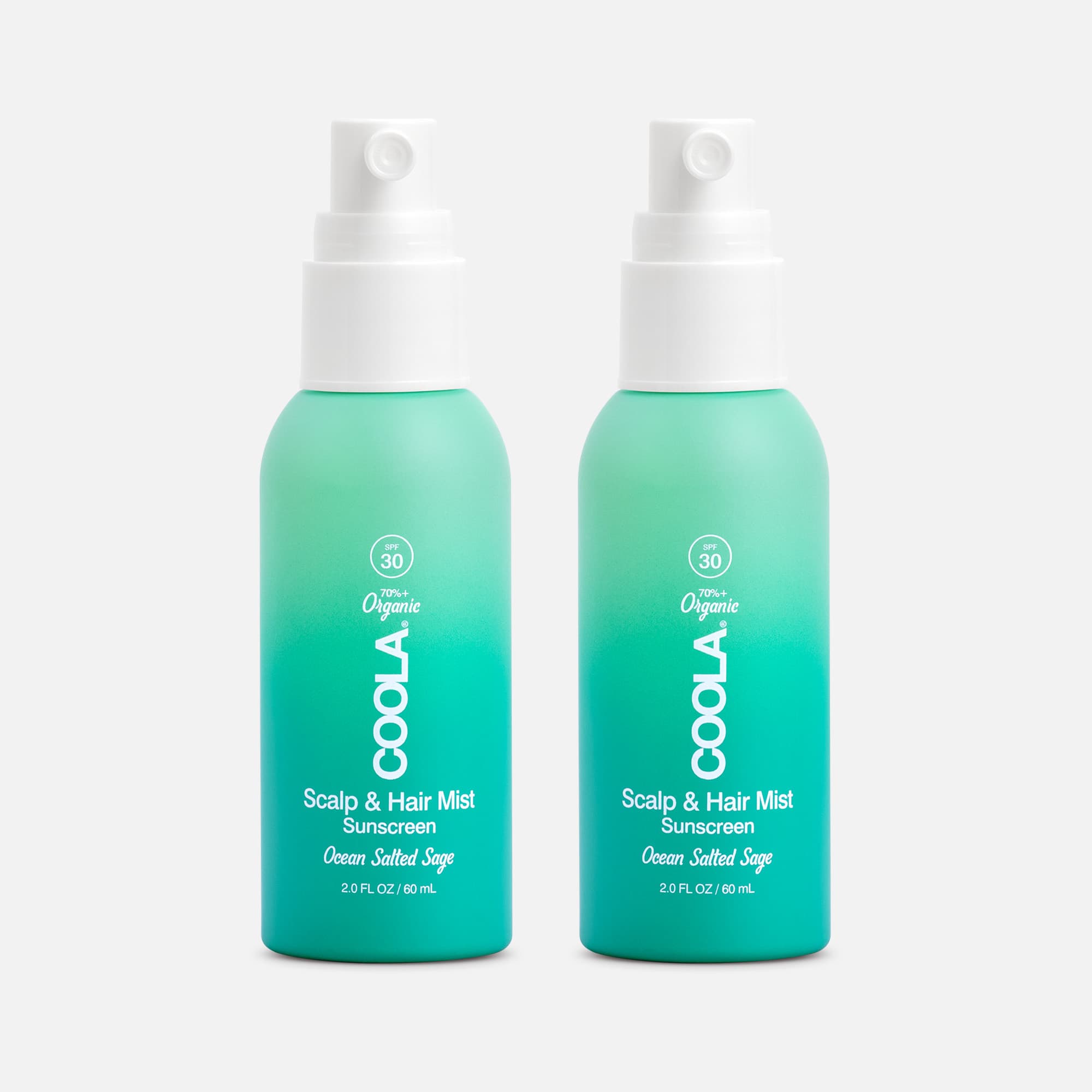 ボディ・フェイスケア SUPER SUN LOGO HAIR CLAW HSA Eligible COOLA Organic Scalp & Hair Mist, SPF 30, 2 oz. (2