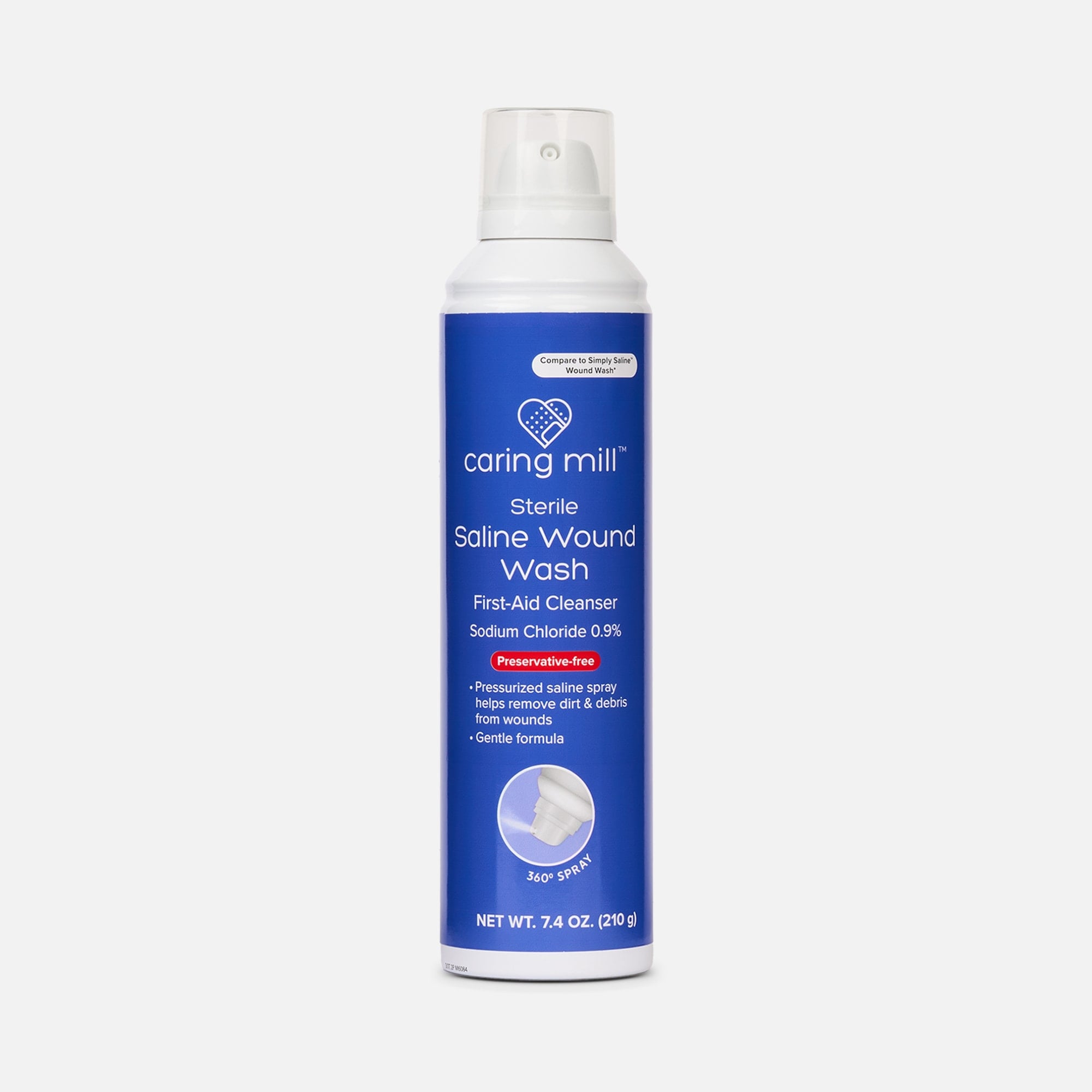 Caring Mill™ Saline Wound Wash Spray, 7.4 oz.