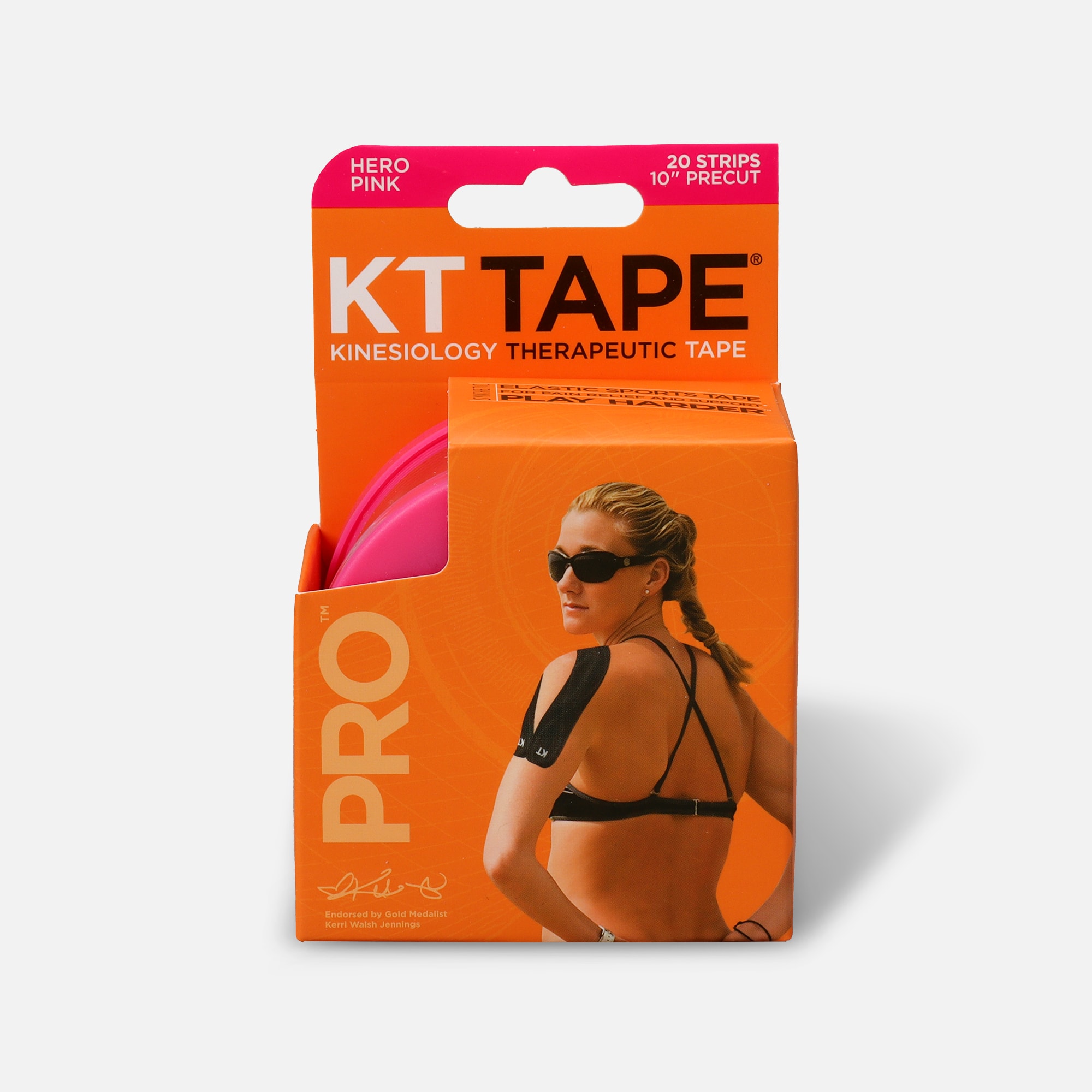 KT TAPE PRO, Pre-cut, 20 Strip, Synthetic