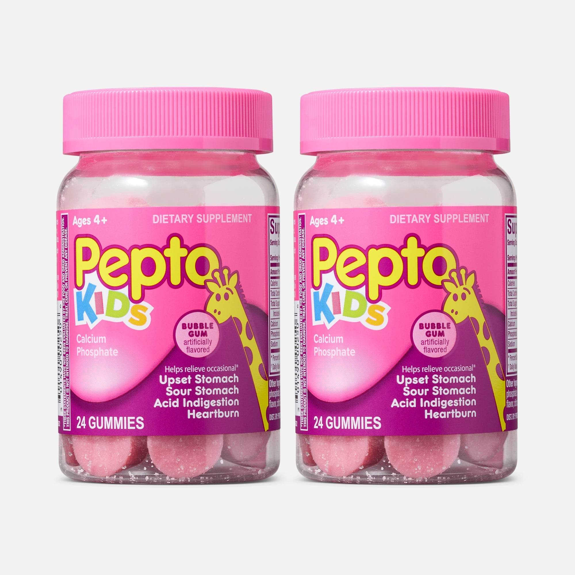 pepto bismol glp 1 HSA Eligible Pepto Kids Upset Stomach Relief Gummies, Bubblegum, 24 ct