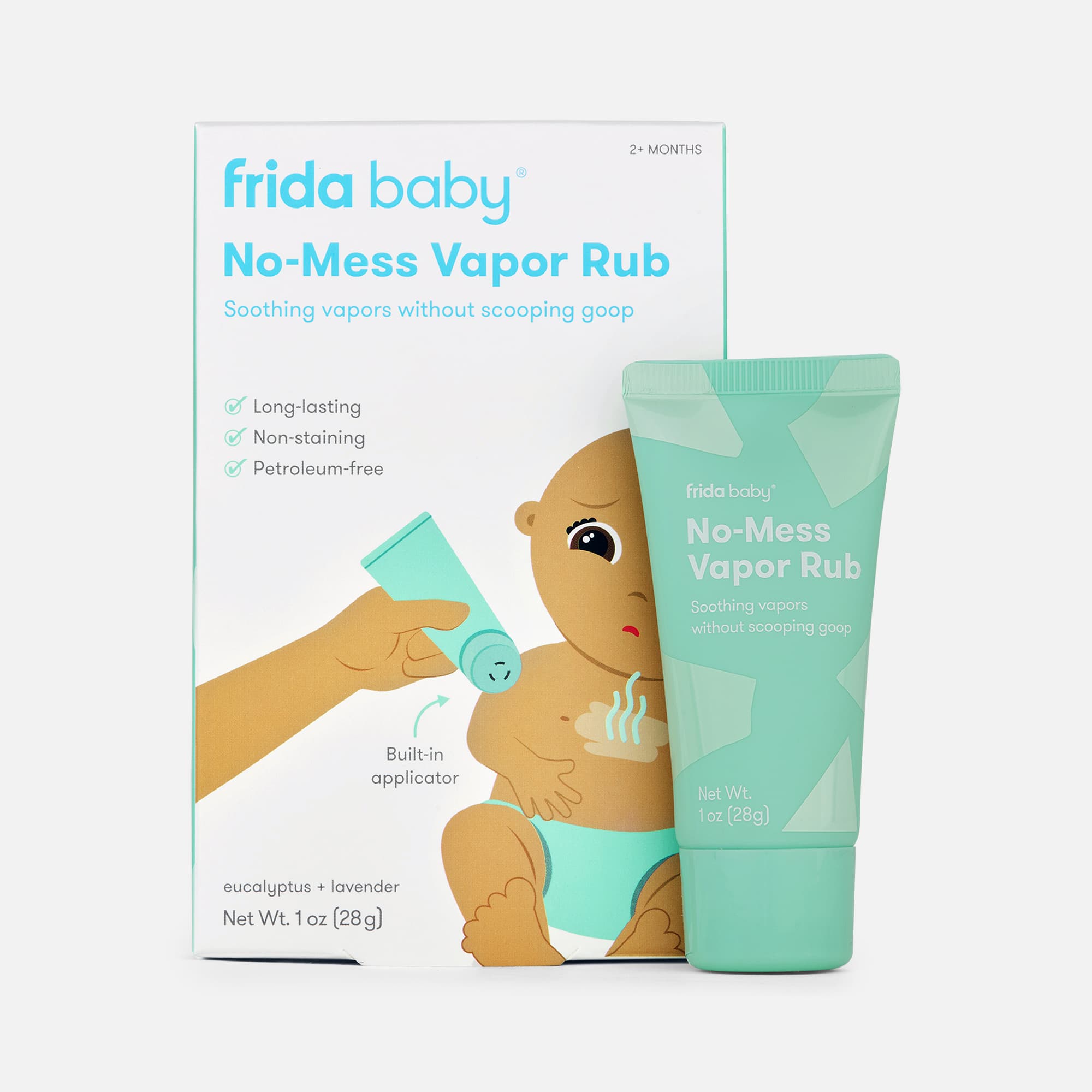 HSA Eligible Frida Baby No-Mess Vapor Rub, Eucalyptus Lavender
