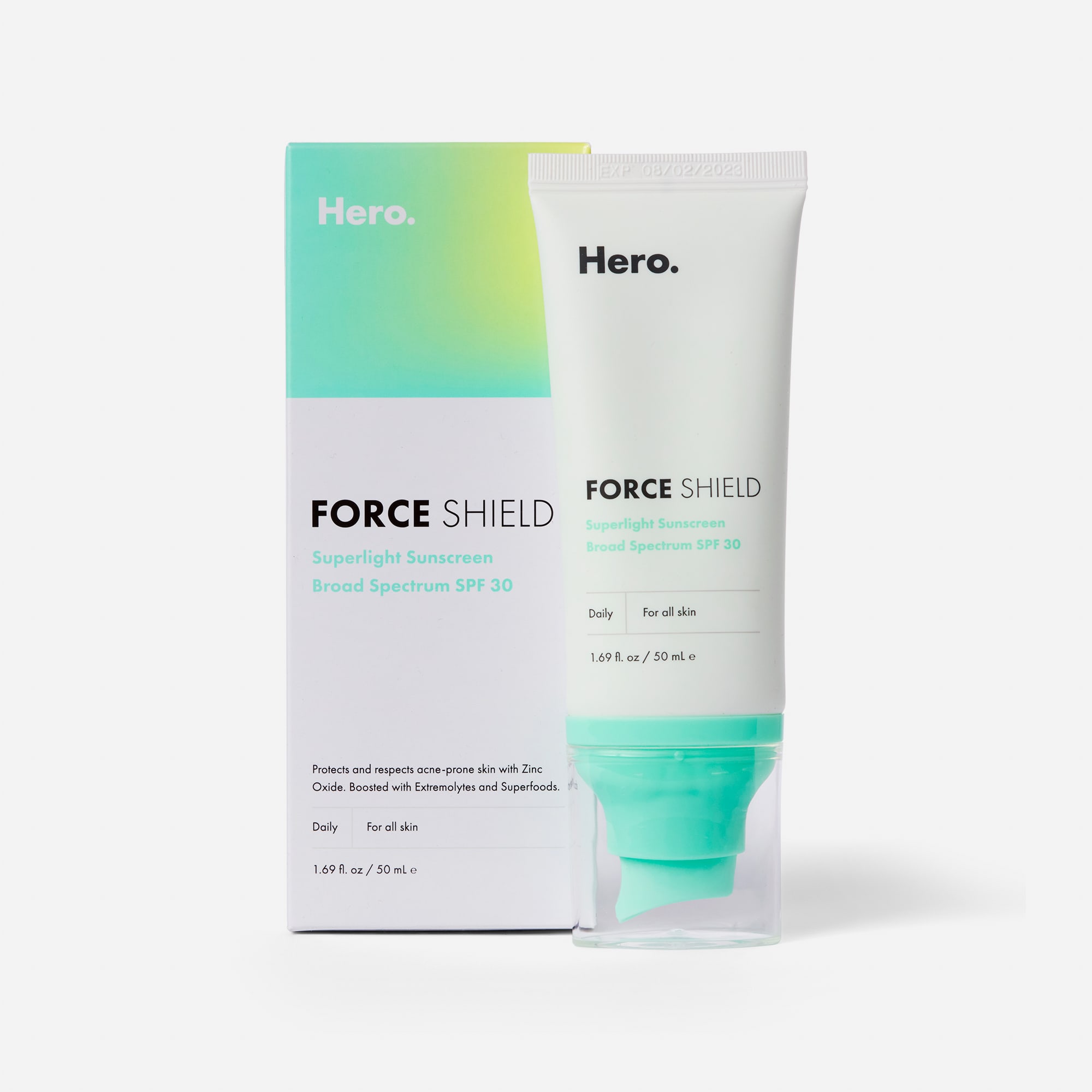 hero green sunscreen