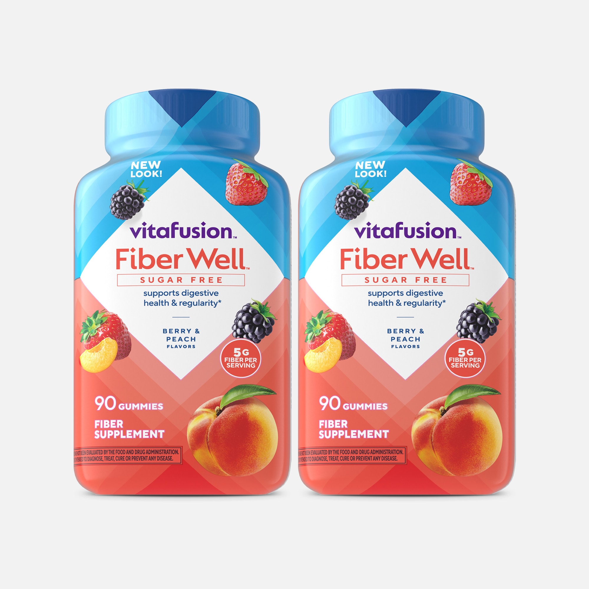 HSA Eligible Vitafusion Fiber Well Gummies, Sugar-Free, 90 ct. (2