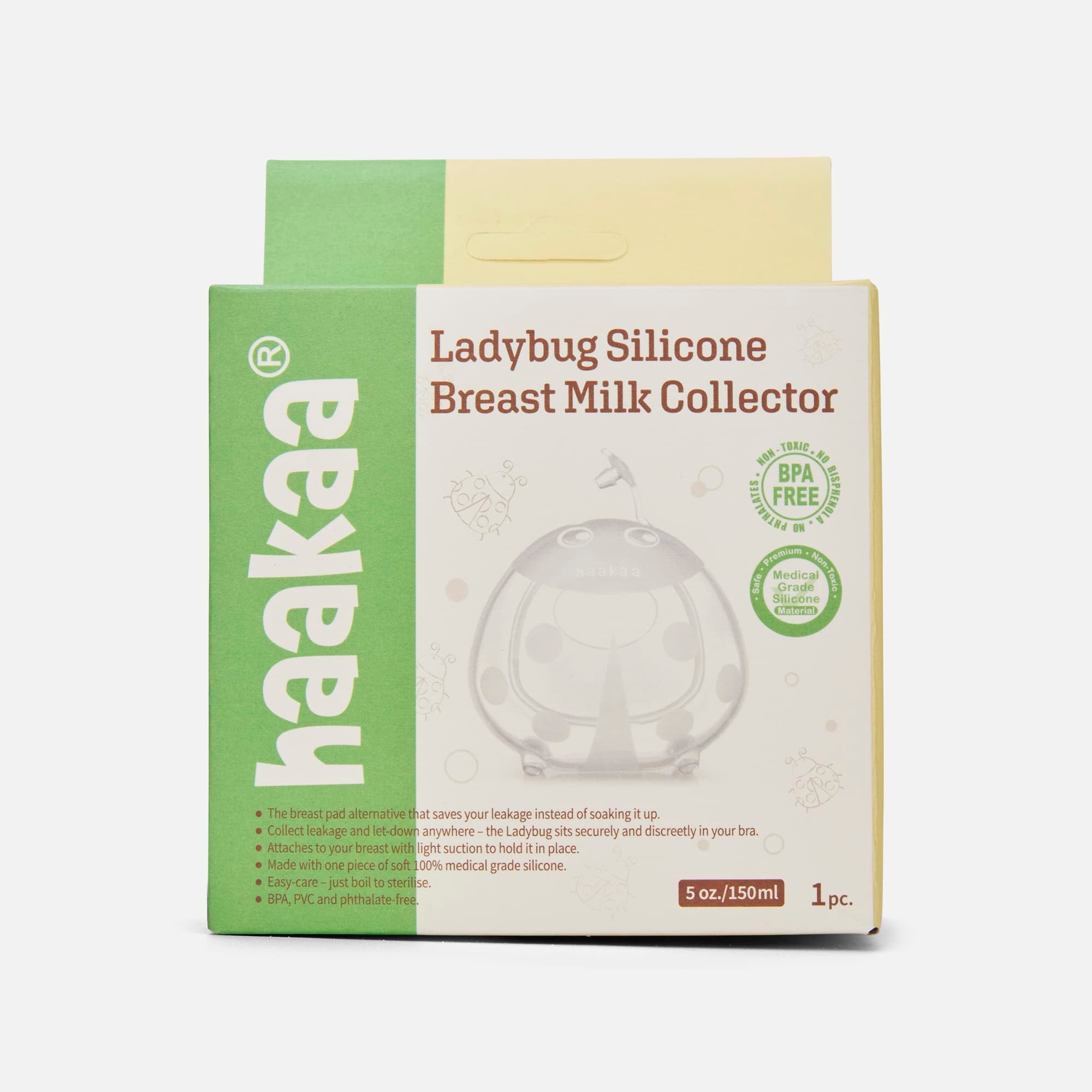 Haakaa Ladybug Silicone Breast Milk Collector, 5 fl oz. by Haakaa