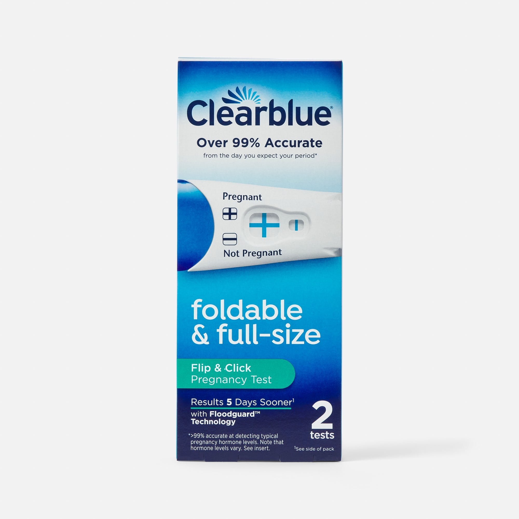 Clearblue Flip and Click Pregnancy Test, 2 ct.