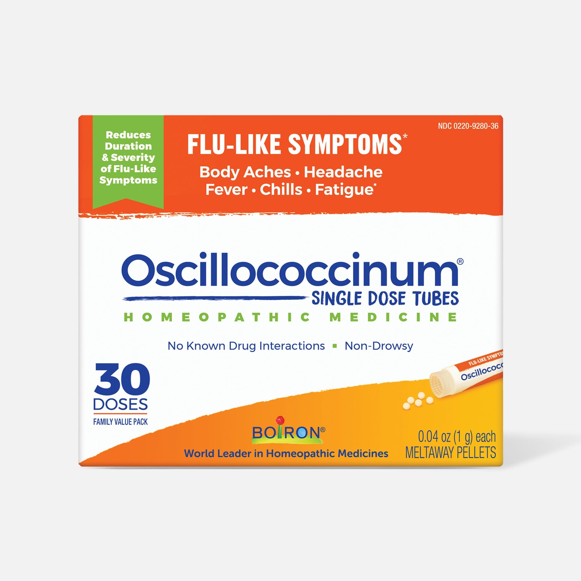 Boiron Oscillococcinum Homeopathic Medicine, 30 doses