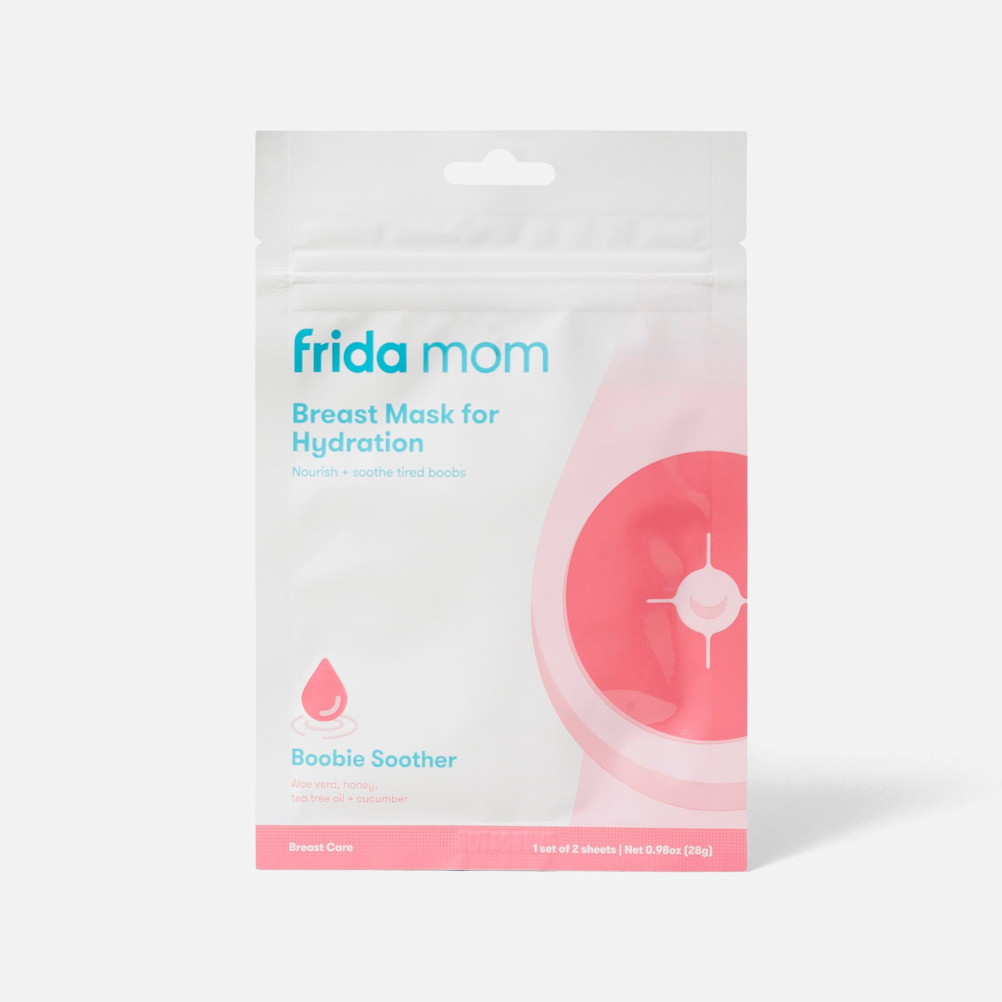 Frida Mom Breast Mask for Hydration- Made with Aloe Vera Honey Tea