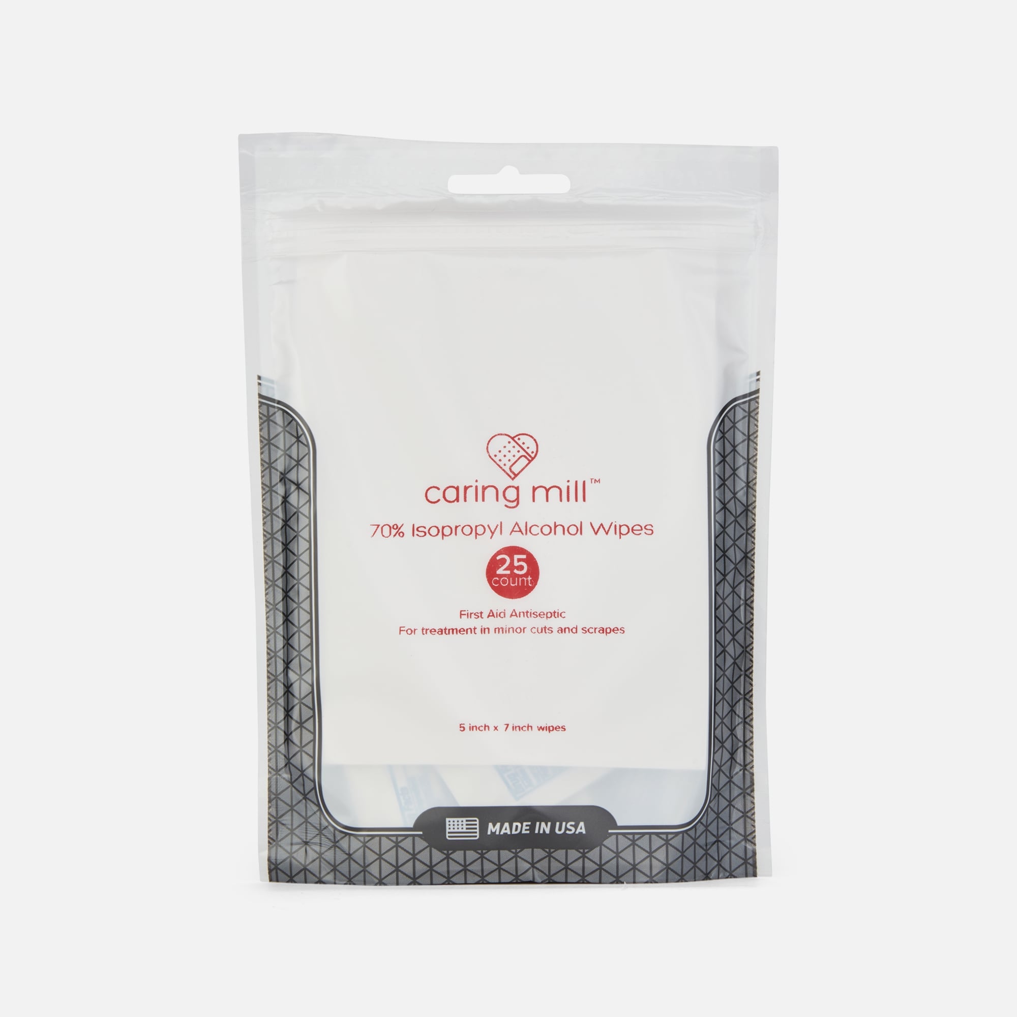 Caring Mill™ Travel Alcohol Wipes, 25 ct.