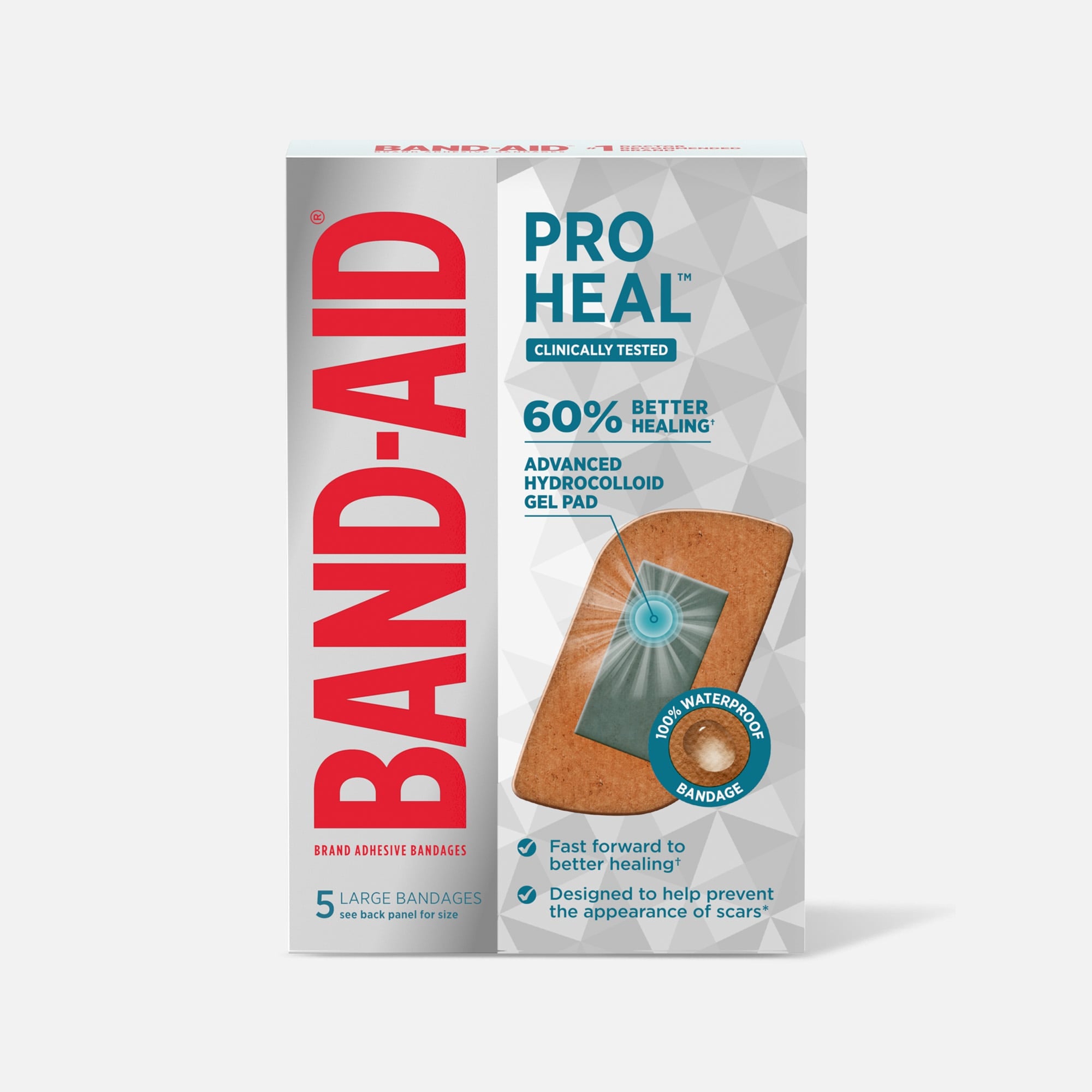 BAND-AID® Pro Heal, Large, 5 ct.