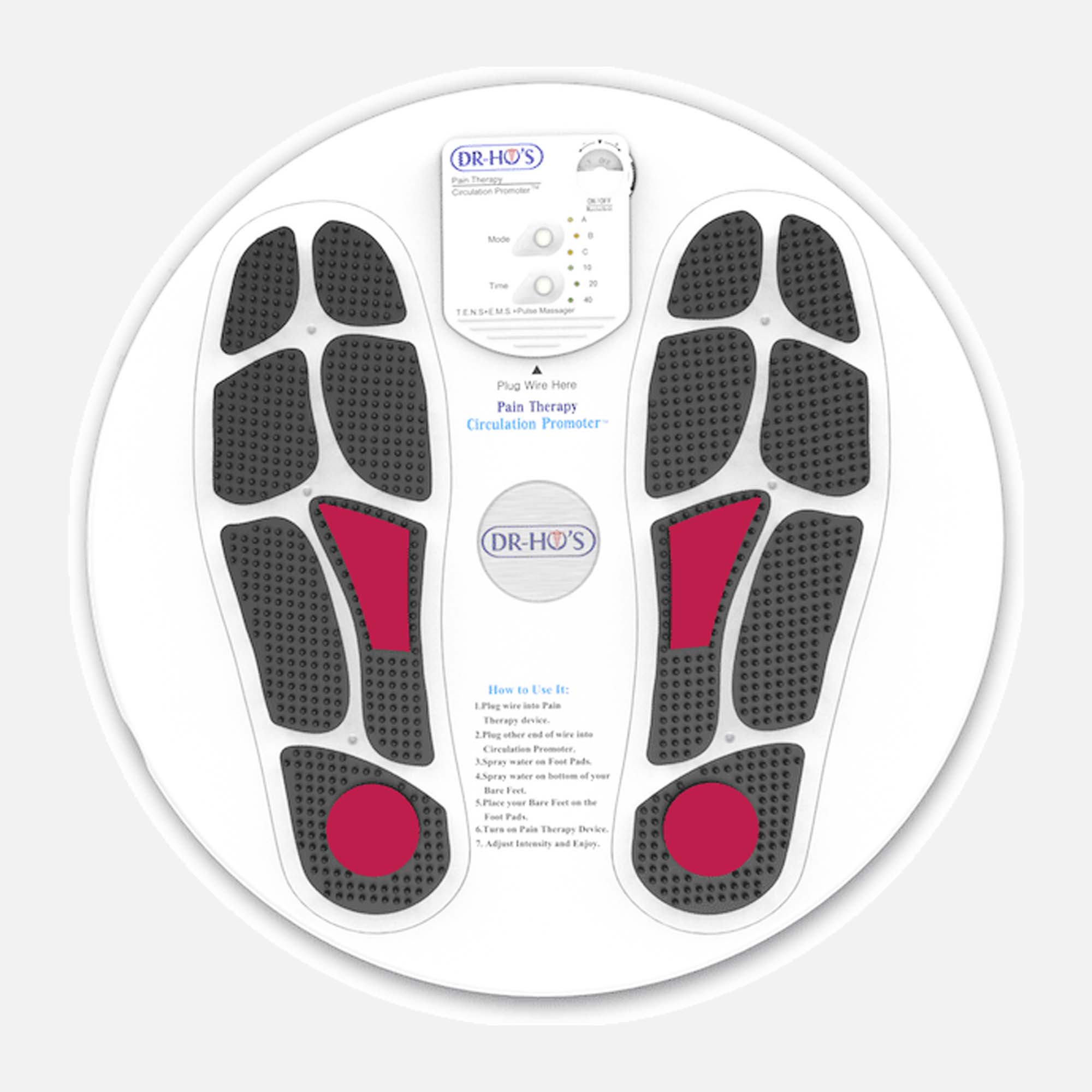 TENS EMS Unit Foot Circulation Stimulator Massager Feet Legs Massager  Machine