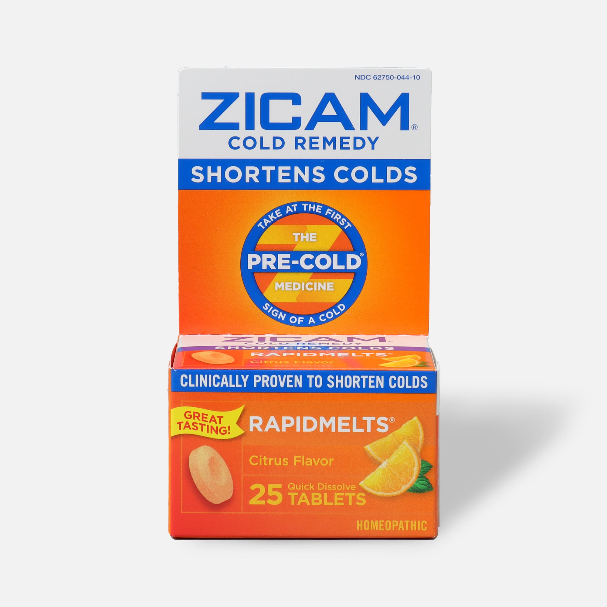 Zicam RapidMelts Cold Remedy Tablets, Citrus, 25 ct.