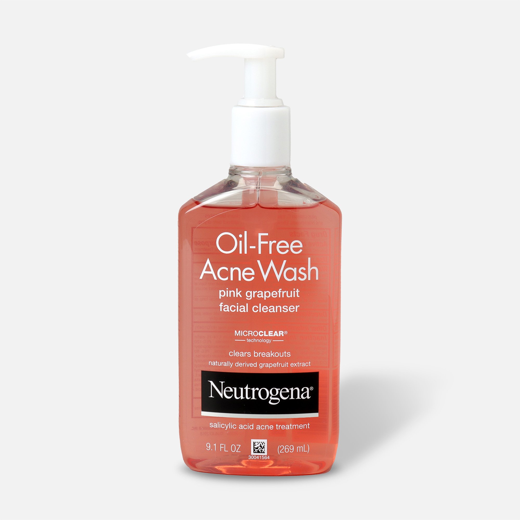 Neutrogena Pink Oil-Free Acne Facial Wash, 9.1 oz.