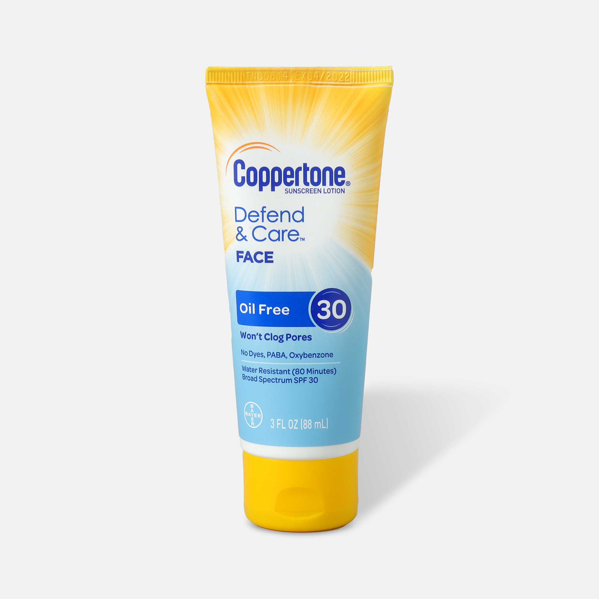 coppertone oil free faces spf 30