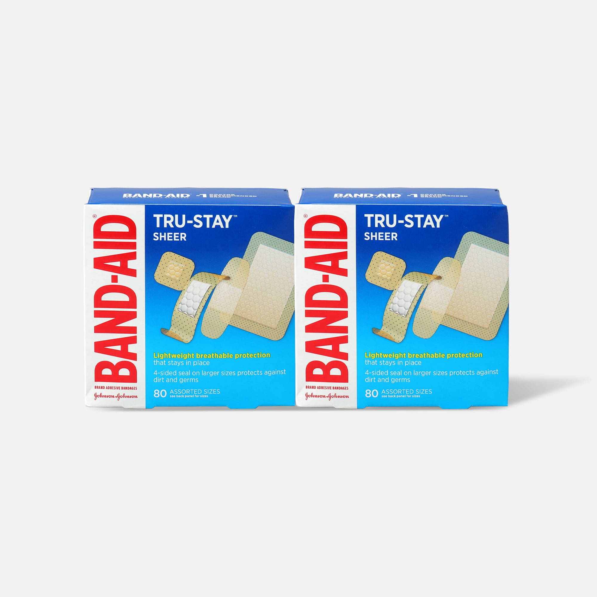 Order Band-Aid Tru-Stay Sheer Adhesive Bandages, Assorted Sizes