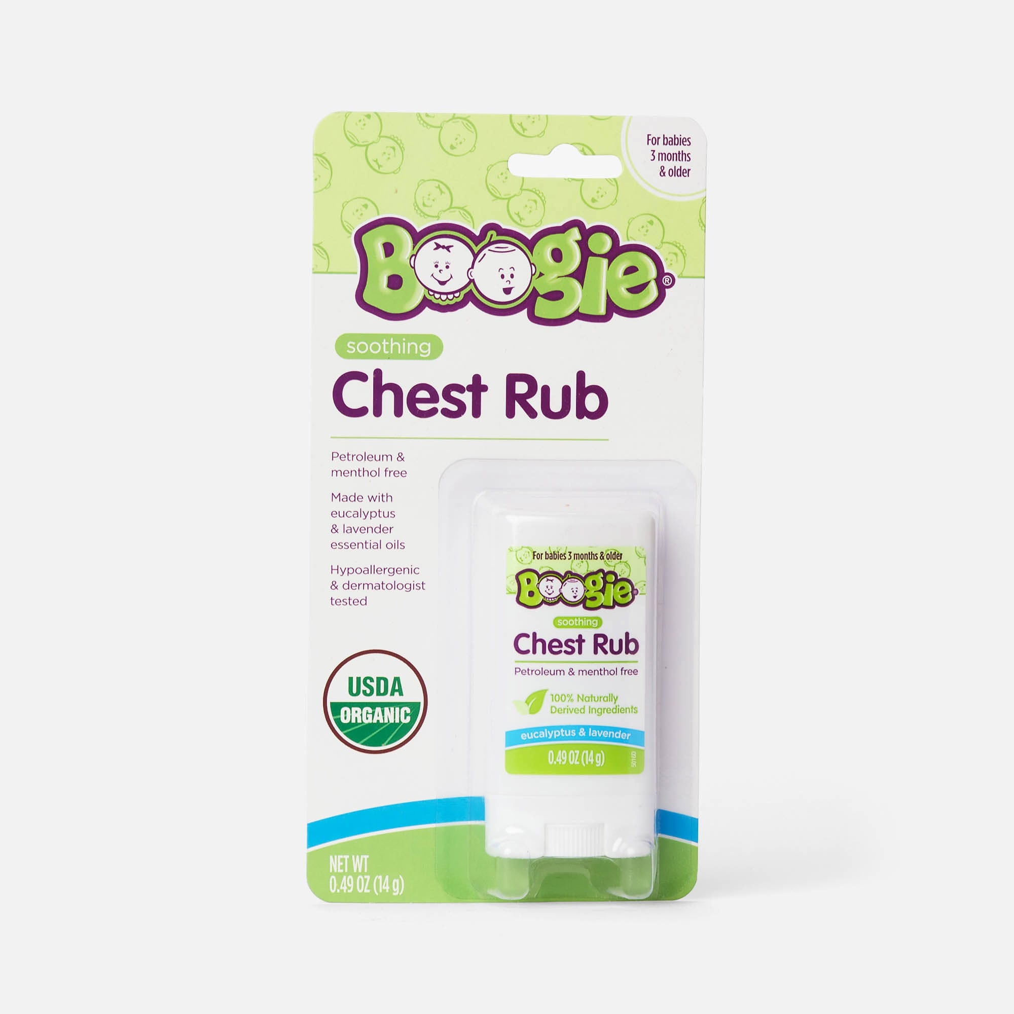 Boogie Vapor Chest Rub Stick, 0.49 oz
