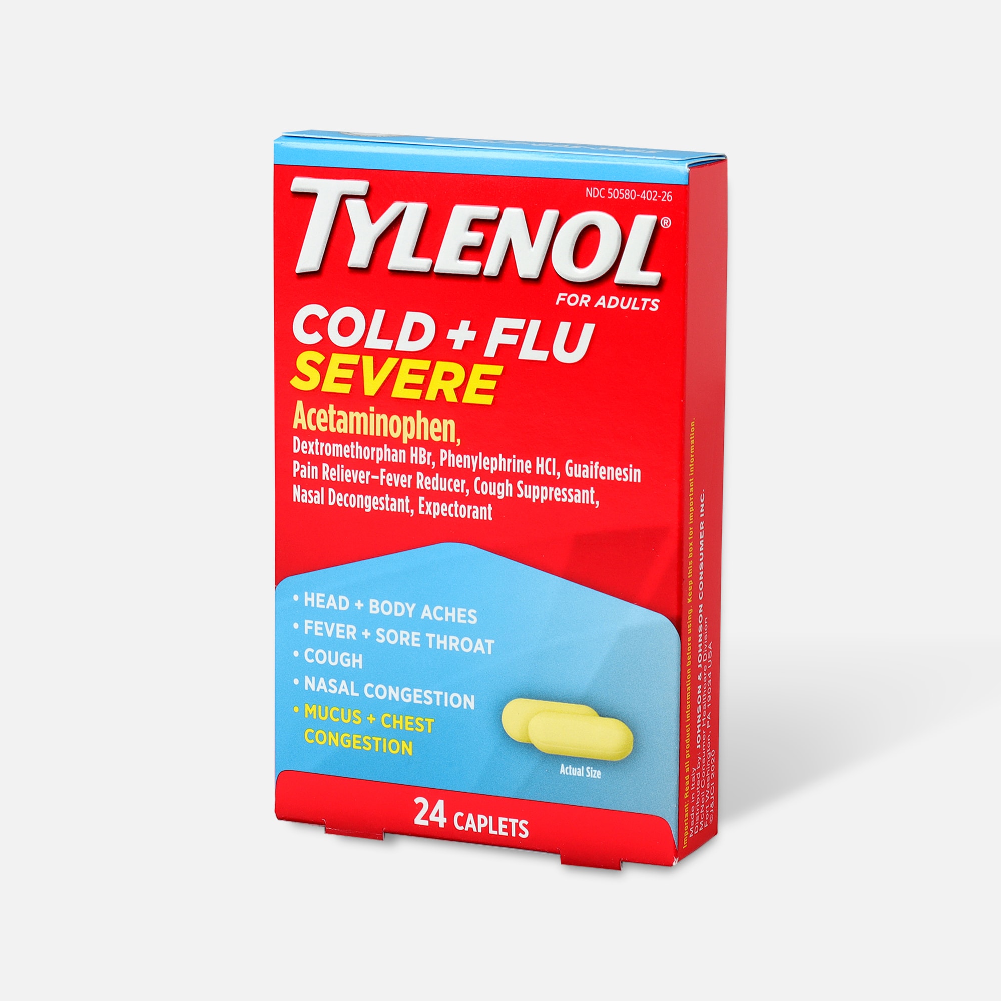 Tylenol Cold Flu Severe Caplet 24ct