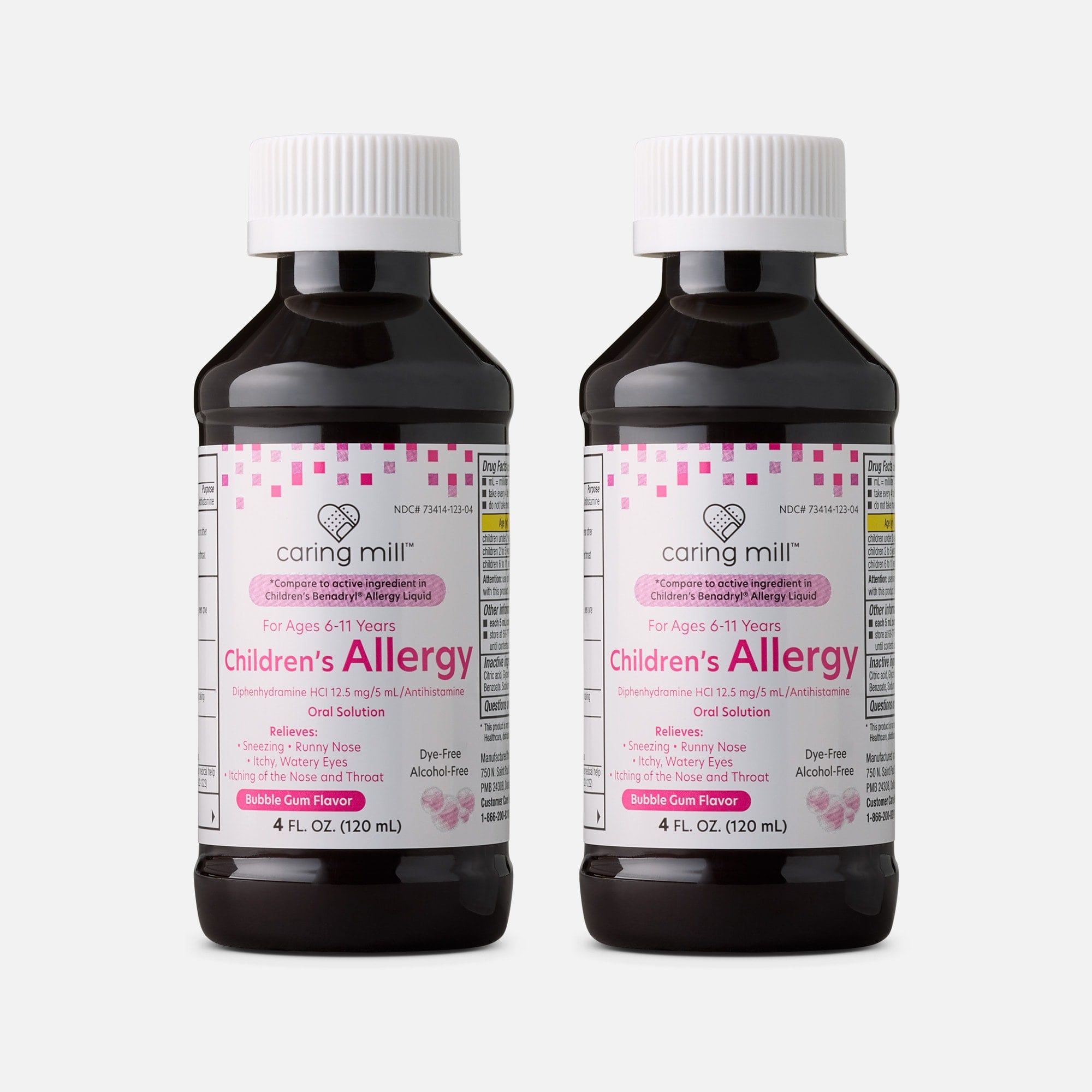 HSA Eligible Children's Benadryl Oral Solution, Bubble Gum Flavored, 4 fl oz. | HSA Eligible HSA Eligible Children's Benadryl Oral Solution, Bubble Gum Flavored, 4 fl oz. | HSA Eligible