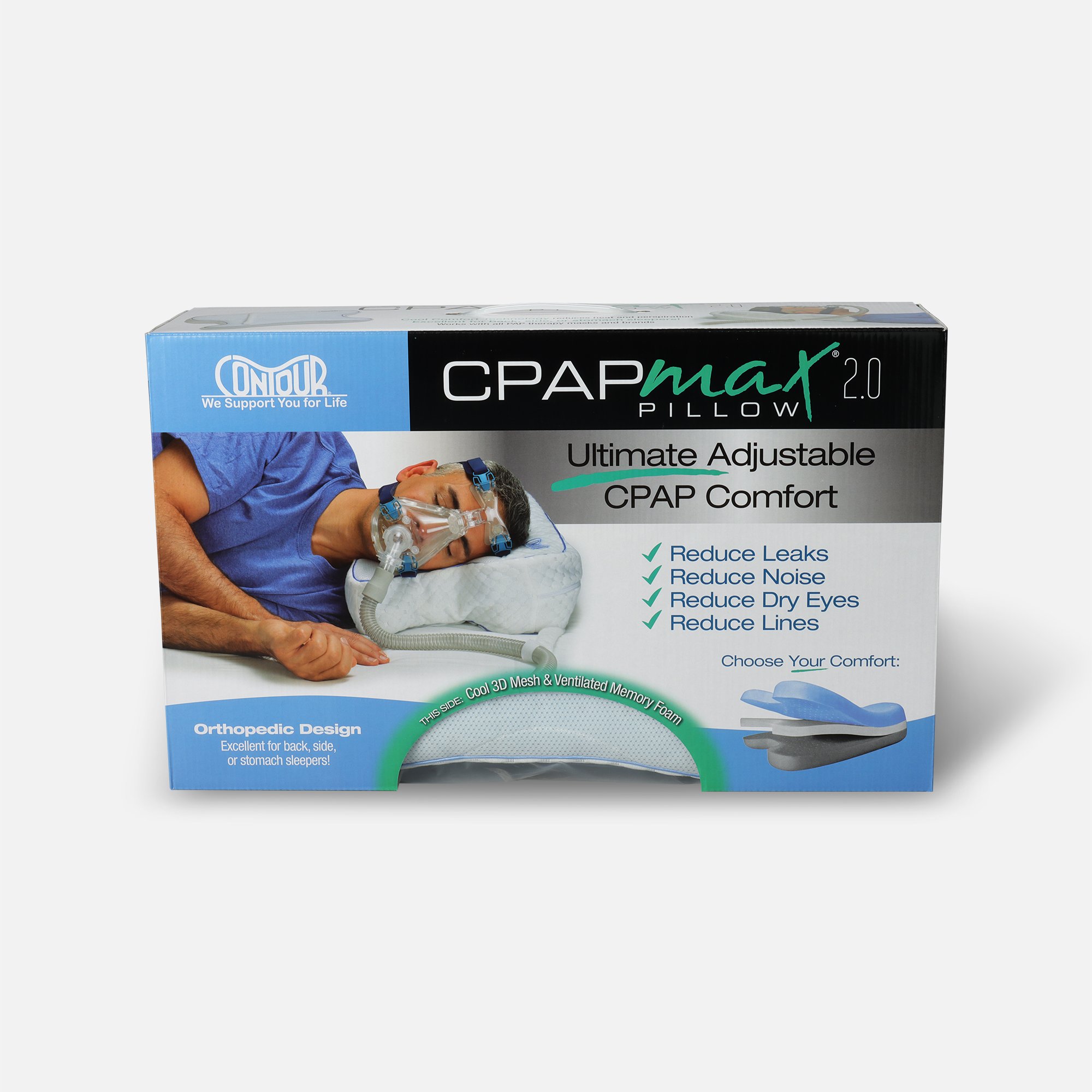 HSA Eligible | Contour CPAP Max Pillow 2.0
