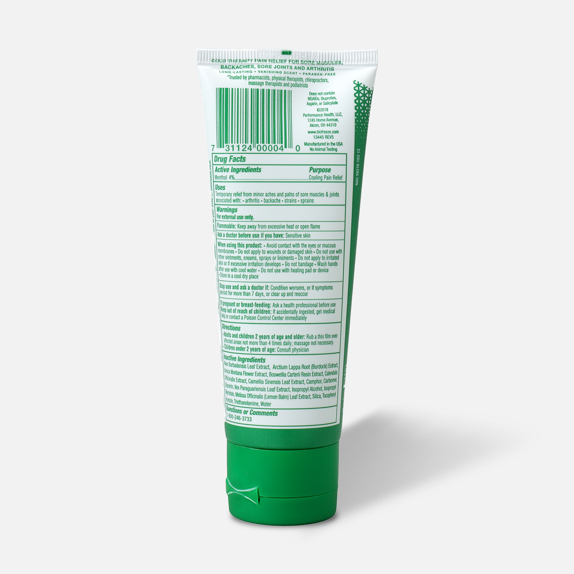 Biofreeze® Pain Relieving Gel, Colorless, 3 oz. by Biofreeze | HSA